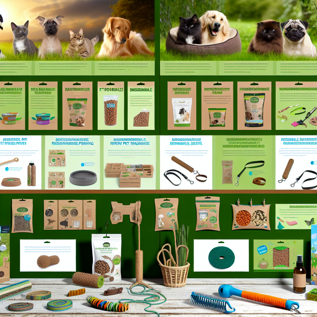 Guida completa ai prodotti eco-friendly per animali domestici: consigli per una scelta sostenibile