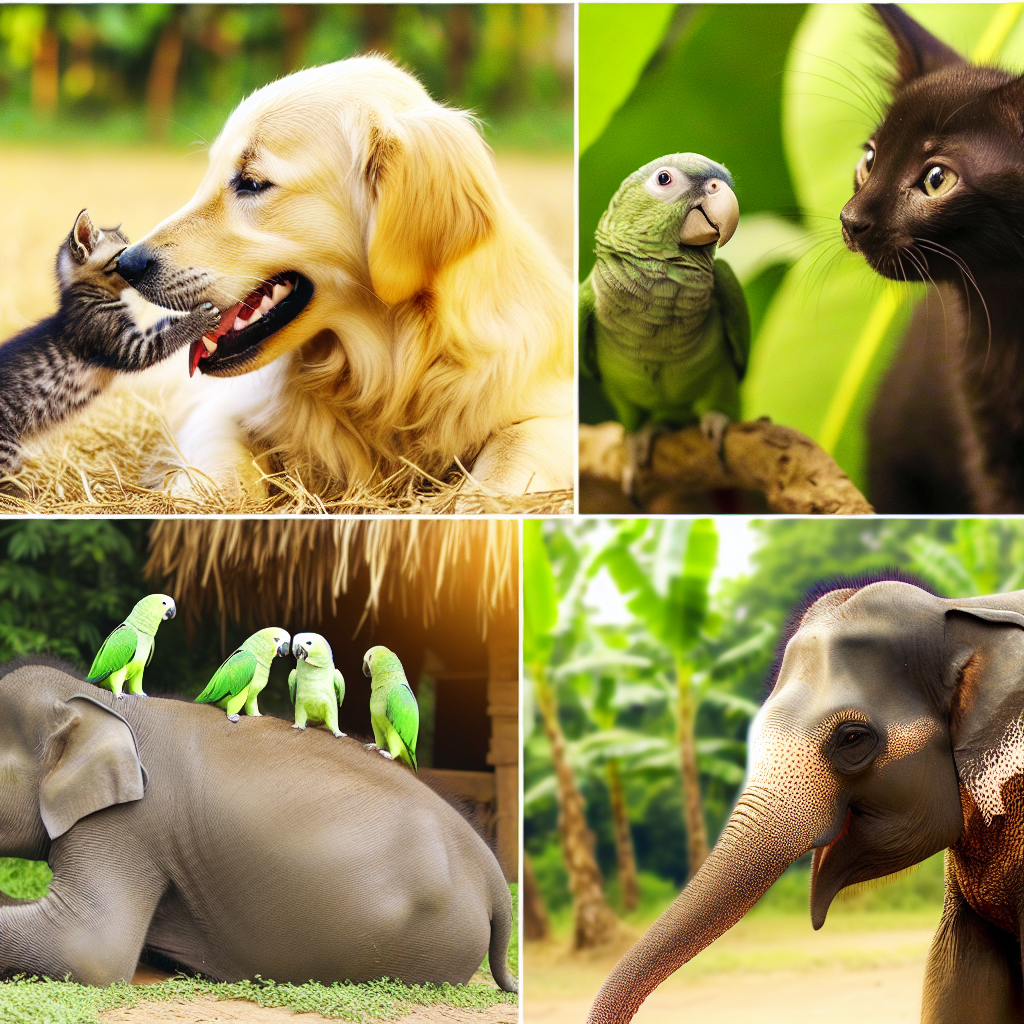Amicizie Straordinarie tra Animali di Specie Diverse: Storie Commoventi di Empatia e Connessione